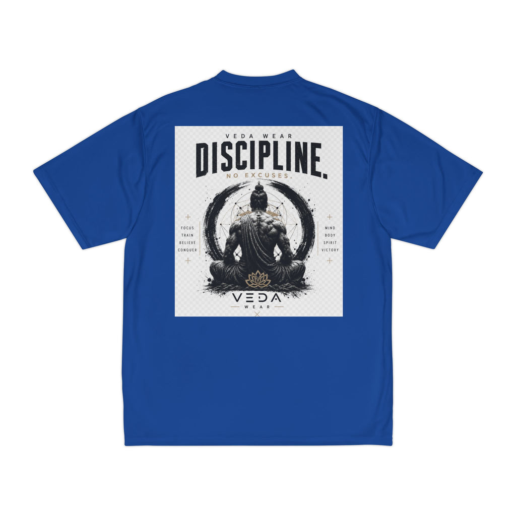 Veda Performance Tee — Minimalist Chest Logo Athletic Shirt