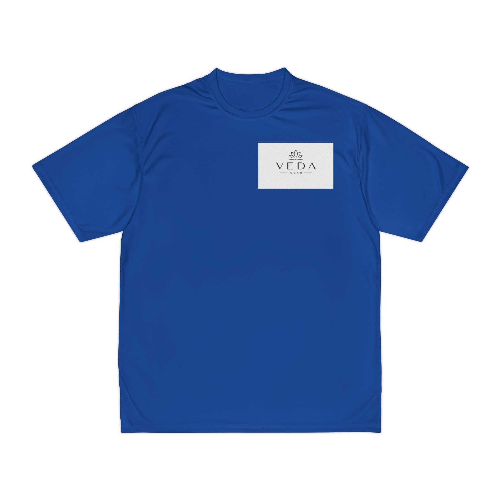 Veda Performance Tee — Minimalist Chest Logo Athletic Shirt