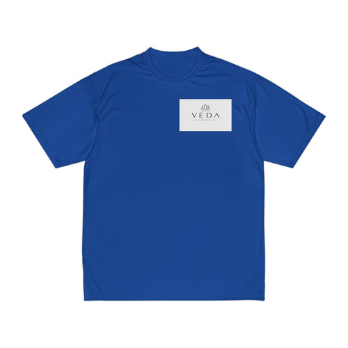 Veda Performance Tee — Minimalist Chest Logo Athletic Shirt