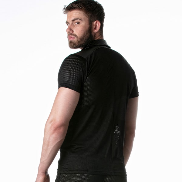 VEDA Classic Black Polo Shirt
