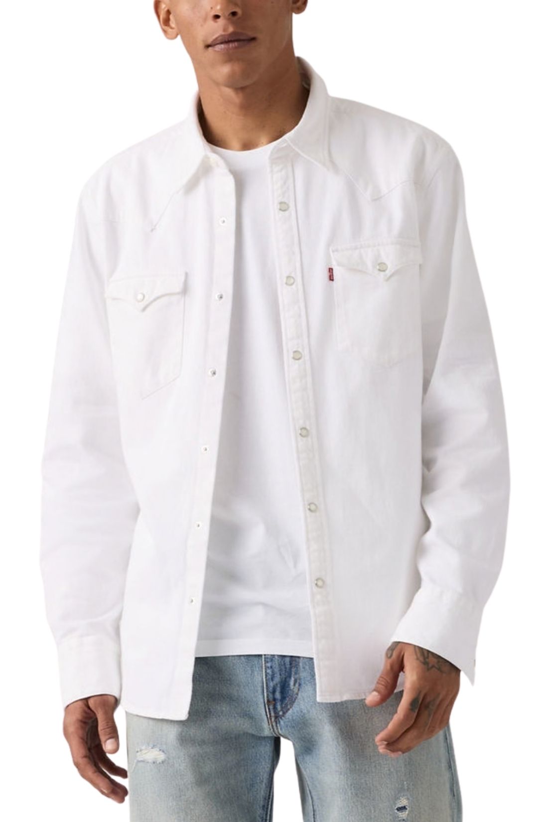 VEDA Cream Western Shirt