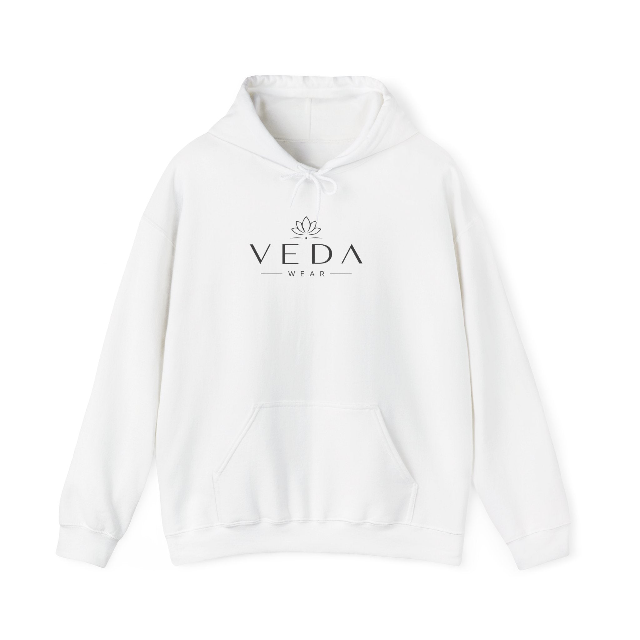 VEDA Essential Logo Hoodie – White