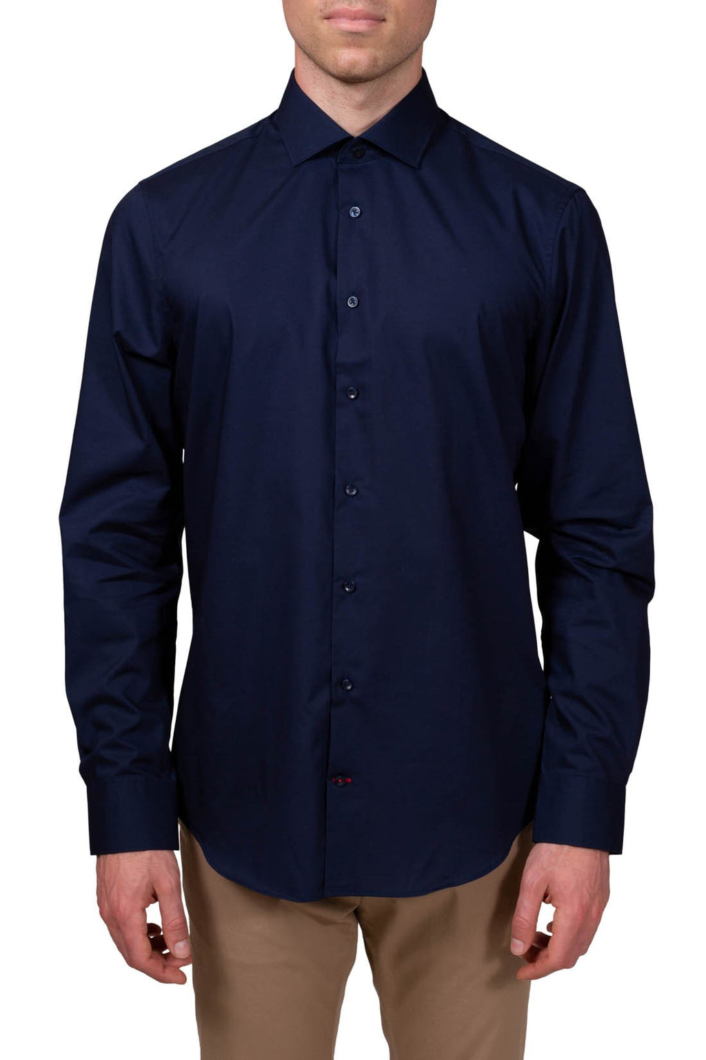 VEDA Tailored Blue Poplin Shirt