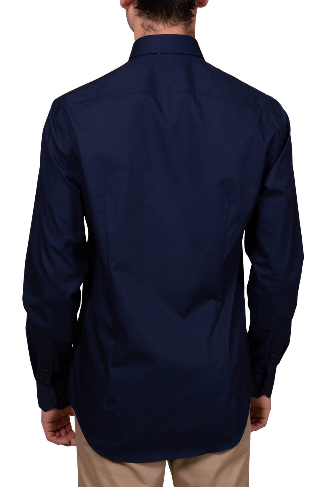 VEDA Tailored Blue Poplin Shirt