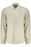 VEDA Premium Beige Short-Sleeve Shirt