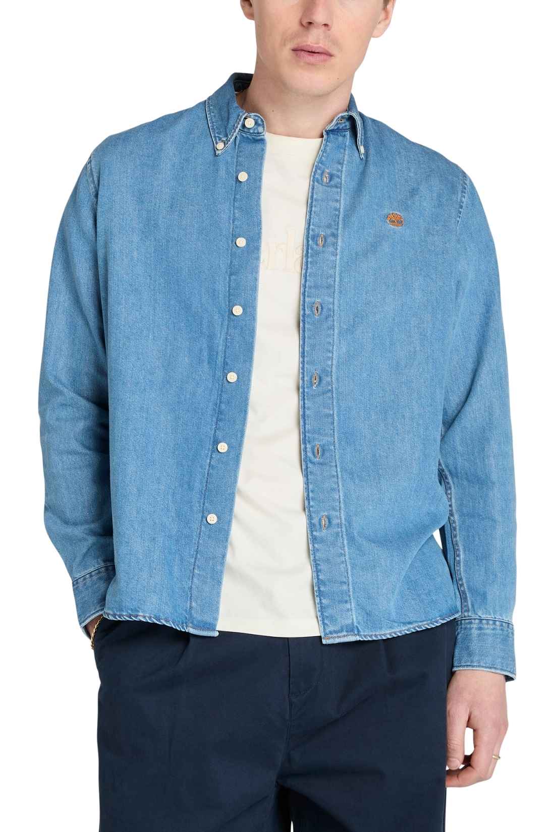 VEDA Classic Blue Denim Shirt