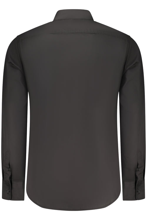 VEDA Classic Black Long-Sleeve Shirt